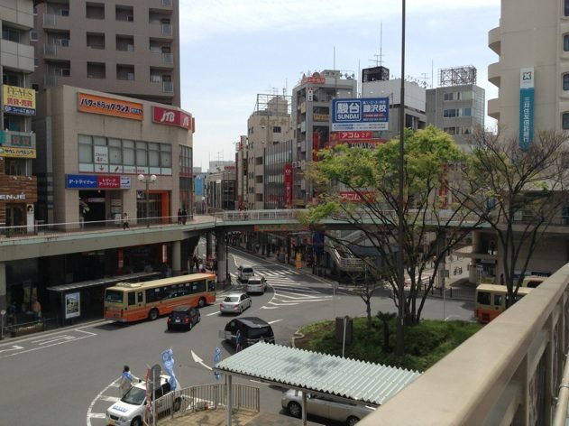 藤沢駅南口前の景色