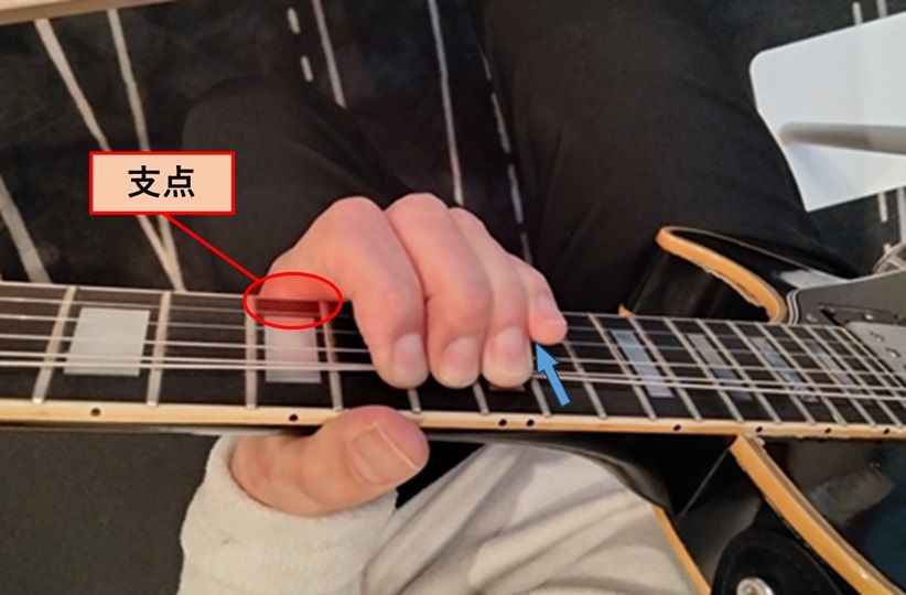 6弦のチョーキング実演