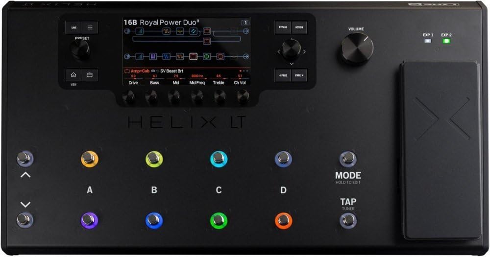 Line 6の定番アンプシミュレーター Helix LT