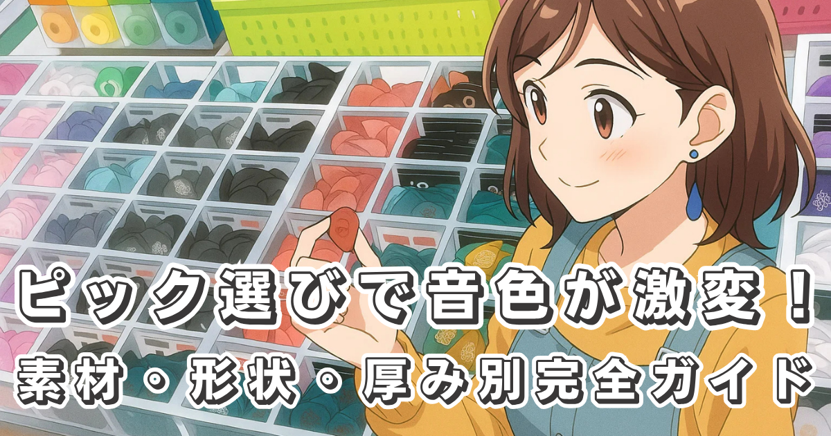 ギターピック選びガイド