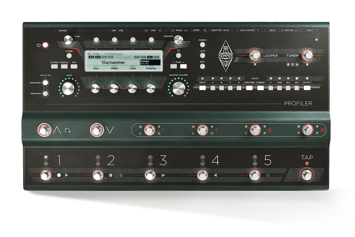 フロアタイプの高性能アンプシミュレーター Kemper Profiler Stage