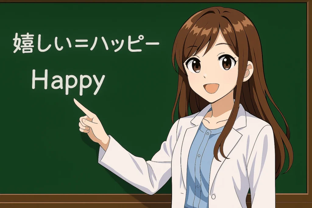嬉しい=ハッピー=Happy