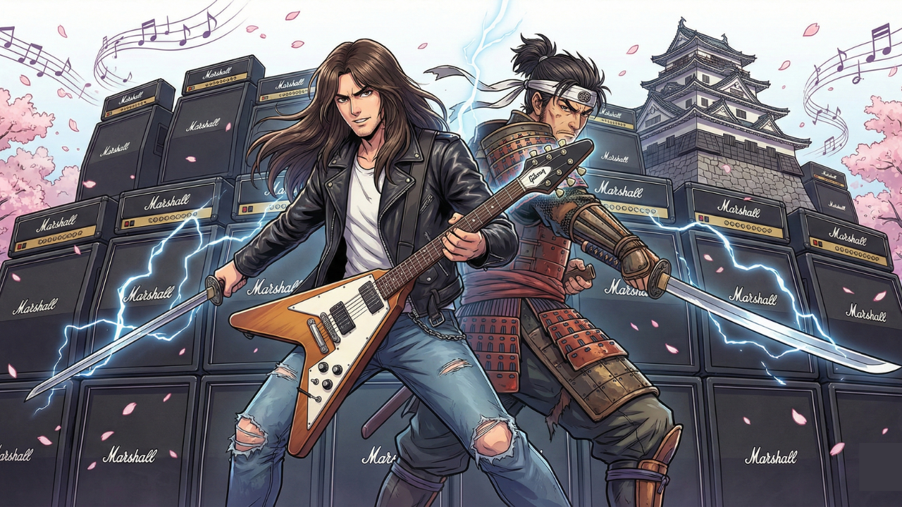 アンプは真剣勝負！侍ギタリスト